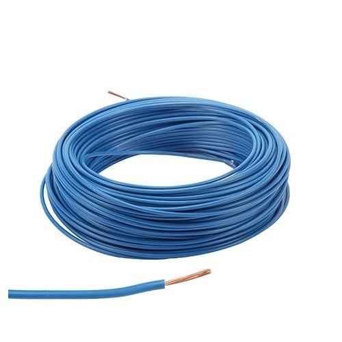Câble électrique - 1.5 mm2 - bleu - au mètre - TB00362G