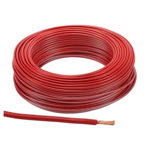 Câble souple 2.5mm2 rouge le mètre
