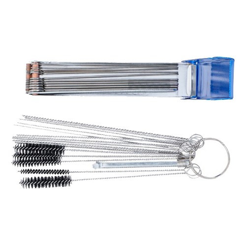 Strumenti per la pulizia dell'ugello del carburatore | 16 Parti - TB00530