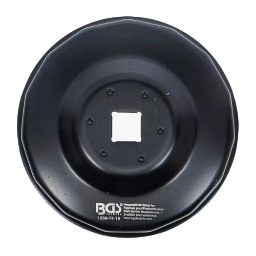 Oil filter bell BGS | 74mm - TB00547