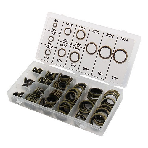     
                
                
    Rondelles collées - 150 pièces - tailles métriques - TB00620
