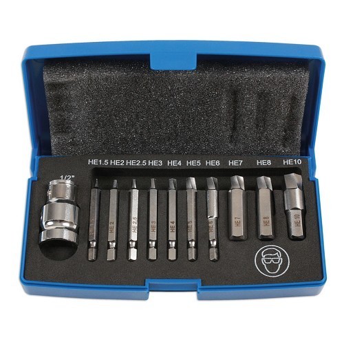     
                
                
    Estrattori per viti - esagonale - 11 pezzi - TB00666
