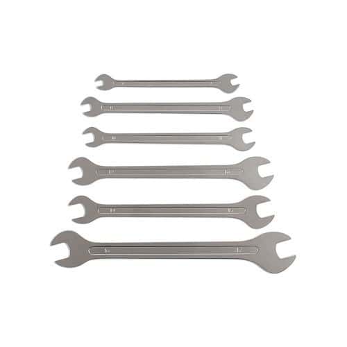  Ultra fine open-ended spanners - 6 pieces - TB00668-1 