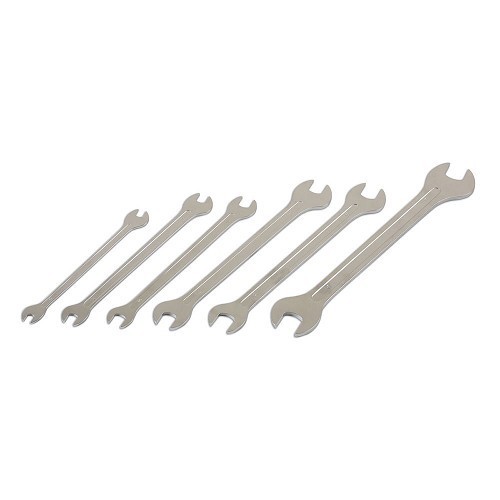  Ultra fine open-ended spanners - 6 pieces - TB00668-2 