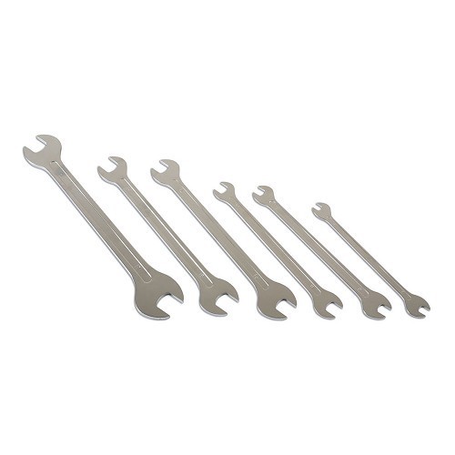  Ultra fine open-ended spanners - 6 pieces - TB00668 