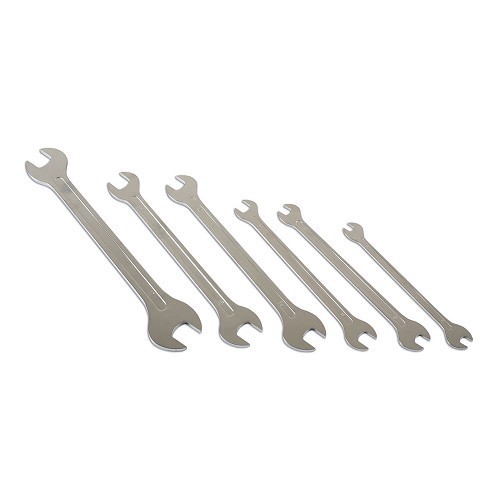     
                
                
    Ultra fine open-ended spanners - 6 pieces - TB00668
