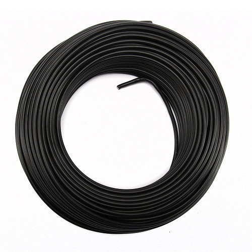  Elektrische kabel - 4 mm2 - per meter - zwart - TB00713 