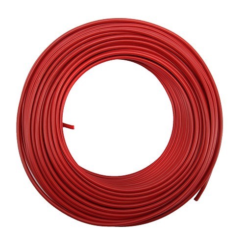  Câble électrique - 4 mm2 - au mètre - rouge - TB00714 