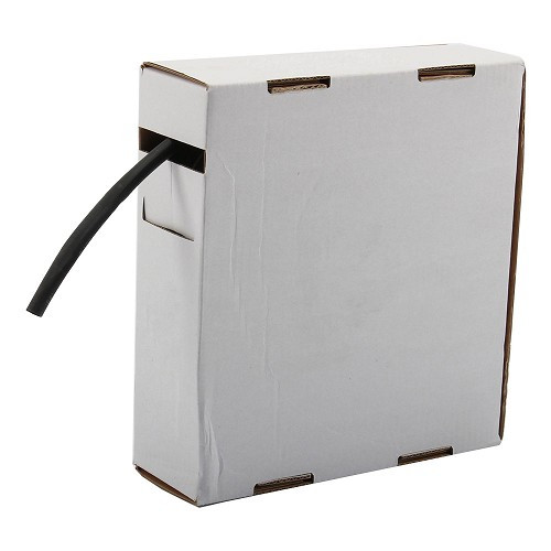 G5-type 2:1 black heat-shrinkable sheath - diameter 6.4 mm - sold by the metre - TB00719