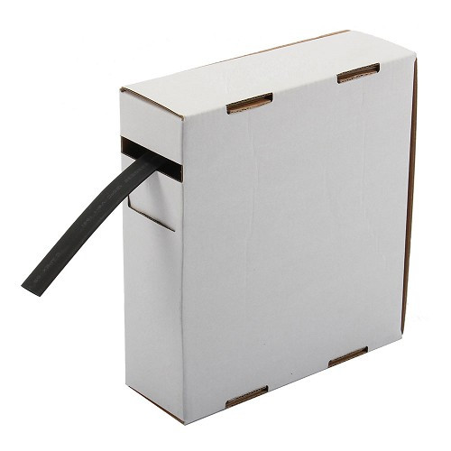 G5-type 2:1 black heat-shrinkable sheath - diameter 9 mm - sold by the metre - TB00720