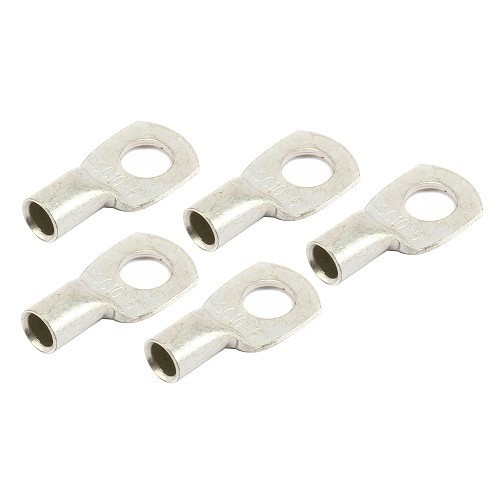  Uninsulated tube terminals - 16 mm2 - M6 - 5 pieces - TB00729 