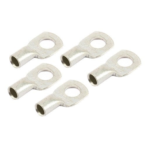  Uninsulated tube terminals - 25 mm2 - M6 - 5 pieces - TB00730 