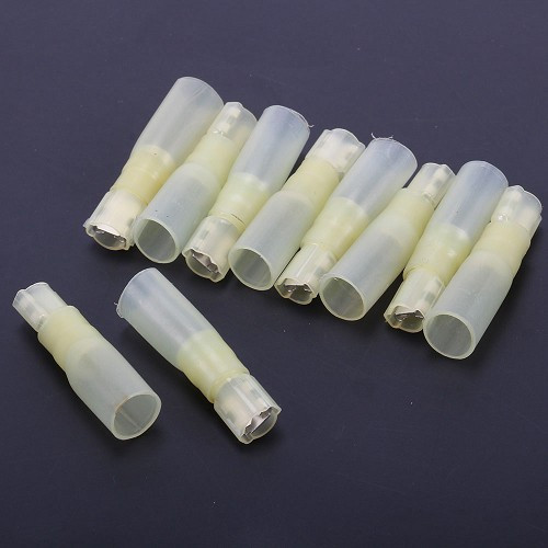     
                
                
    Cosses plates isolées (femelles) thermorétractables - 10 pièces - câble de 4.0 à 6.0 mm2 - TB00740
