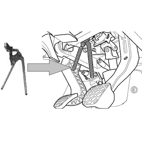  Pince de séparation de tige de poussoir de pédale de frein pour VAG - TB01077 