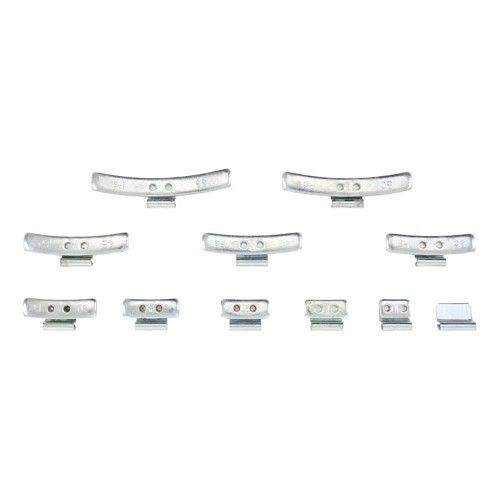     
                
                
    Masses d'équilibrage pour jantes acier - 36 pièces - TB01321
