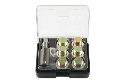 Kit Réparation Filetage Carter D'huile Autotaraudeur - Bouchon Acier Inox M12x1.5, Avec Clé Et Joints