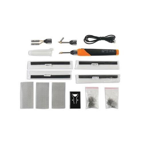     
                
                
    Outils de réparation des plastiques avec fer à souder sur batterie lithium rechargeable - TB04850
