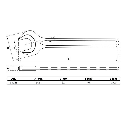  Wrench 46 mm - TB05363-1 