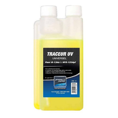  Trazador UV universal mezclado para refrigerantes R134A y HFO1234yf - frasco dosificador de 250 ml - TB15138 