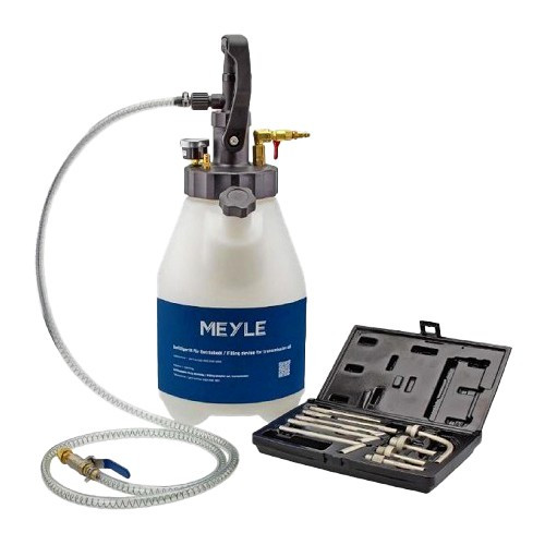     
                
                
    Attrezzo per il riempimento automatico del cambio con adattatori OE Meyle - TB52550

