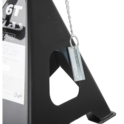 Paire de chandelles à crémaillères CLAS - 6t - TB90035