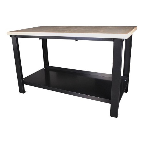     
                
                
    Metal workbench with wooden top CLAS - 1.5m - TB90053
