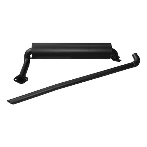     
                
                
    Exhaust silencer with tail pipe for Citroën Traction 7 and 11hp - TC13021
