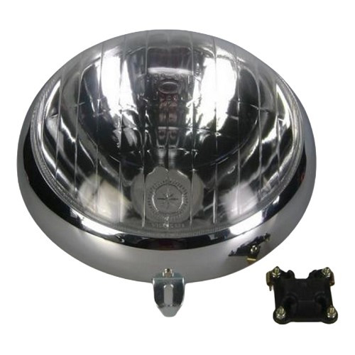     
                
                
    Cibié headlight with chrome for Citroën Traction - TC30281
