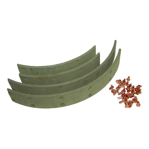     
                
                
    Calços de travão dianteiros forros Traction 11hp após 1945 - TC40003
