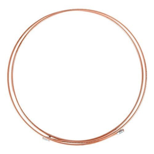  Rigid copper brake hose 4.75 mm 235 cm - TR05235 