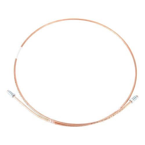     
                
                
    Stijve koperen remslang 4,75mm diameter - 3/8 24UNF 21mm en 3/8 24UNF 21mm uiteinden - 140cm - TR06016
