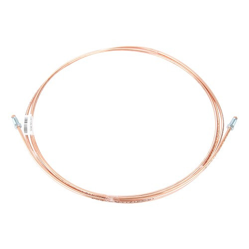     
                
                
    Stijve koperen remslang 4,75mm diameter - 3/8" 24UNF 21mm en 3/8" 24UNF 21mm uiteinden - 360cm - TR06017
