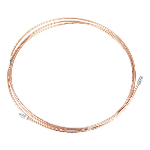     
                
                
    Stijve koperen remslang 4,75mm diameter - 3/8" 24UNF 21mm en 3/8" 24UNF 21mm uiteinden - 355cm - TR06019
