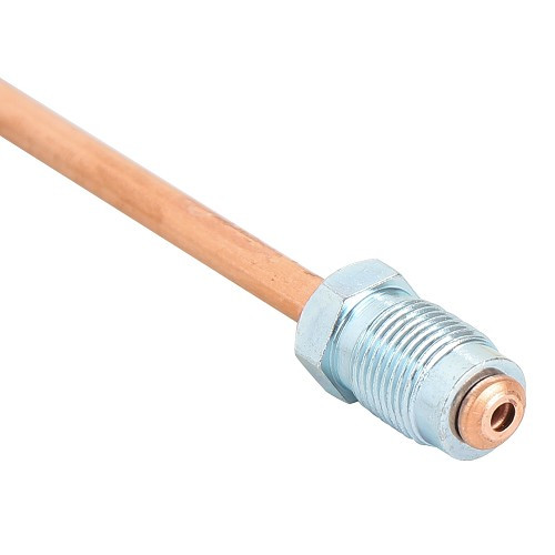Rigid copper brake hose 4.75mm diameter - M12x1 20mm and M12x1 20mm ends - 100cm - TR06026