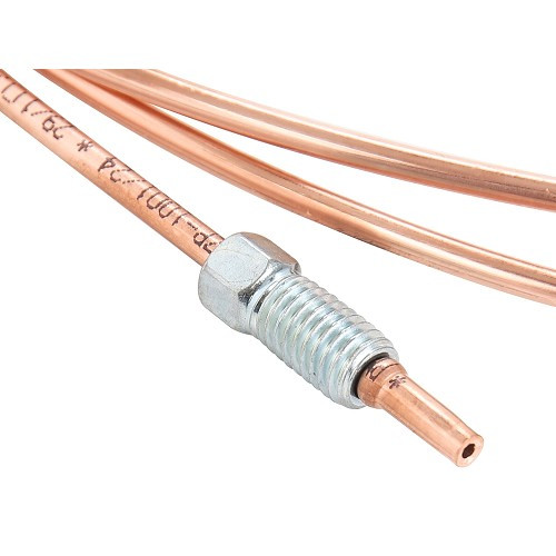 Starre Bremsleitung aus Kupfer mit einem Durchmesser von 3,50 mm - Endstücke M8x1,25 von 20 mm und M8x1,25 von 20 mm - 342cm - TR06036