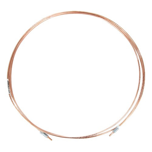     
                
                
    Rigid copper brake hose 3.50mm diameter - M8x1.25 20mm and M8x1.25 20mm ends - 310cm - TR06037
