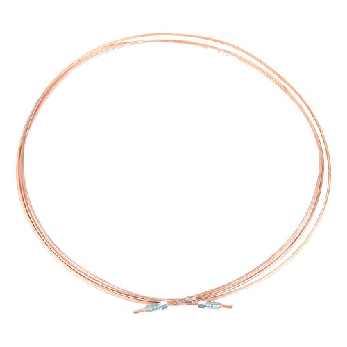     
                
                
    Durite rigide de frein en cuivre de 3.50mm de diamètre - embouts M8x1,25 de 20mm et M8x1,25 de 20mm - 318,5cm - TR06050
