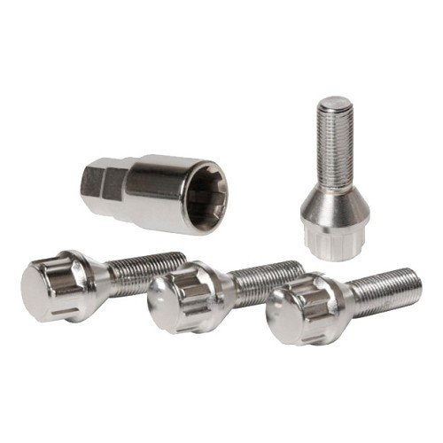 Kit bulloni di bloccaggio ruota Swissdrive tipo M12x1,25 - lunghezza 28 mm - UA00000