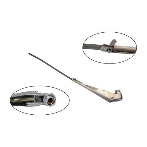     
                
                
    Bras d'essuie-glace réglable style "Baïonnette" 5.2mm 1/4" - UA01025
