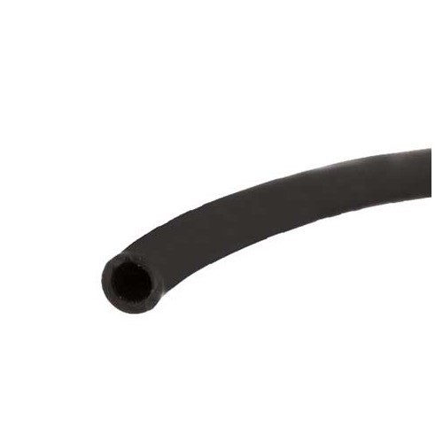  Tubo flessibile nero per lavacristalli, diametro 3 mm - al metro - UA01302 