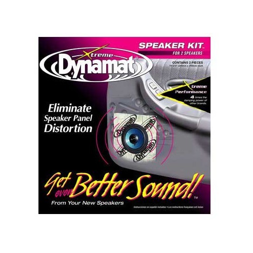  Insonorisant Dynamat Xtreme kit pour haut-parleurs - UA01905 