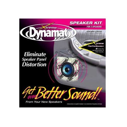     
                
                
    Insonorisant Dynamat Xtreme kit pour haut-parleurs - UA01905
