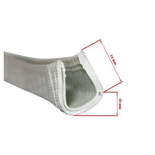     
                
                
    Guarnizione tetto bianco - 10 x 14 mm - UA080022
