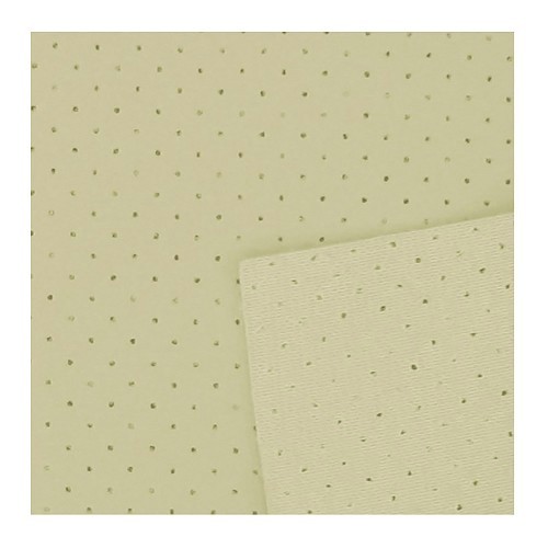  Perforated ivory vinyl headliner - Sold by the metre - UA11044 
