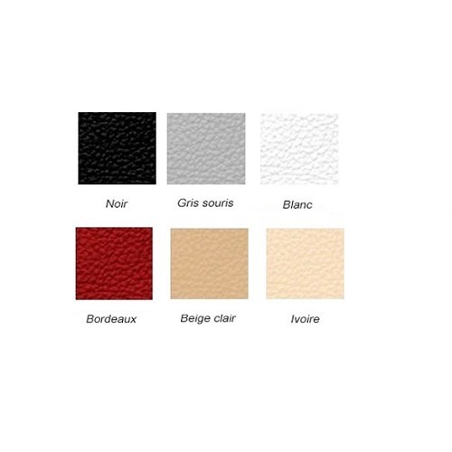 Imitación de cuero blanco para tapicería - Por metro - UA11136 