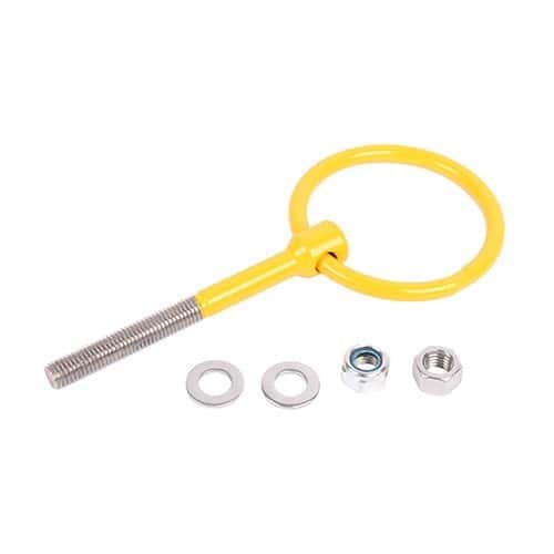  OMP yellow tow hook - FIA approved - UA14006 