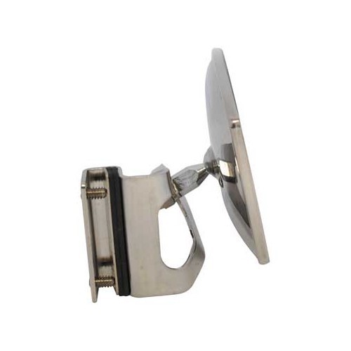 Special mini rail-mounted rectangular chrome-plated passenger door mirror - UA14975