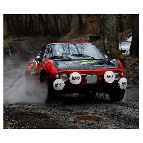 Rétroviseur gauche Mini racing en acier inoxydable - UA15015