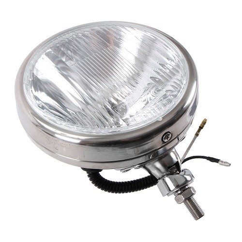 Set of 2 WIPAC auxiliary long-range headlights with 4x4 logo protectors - UA15435