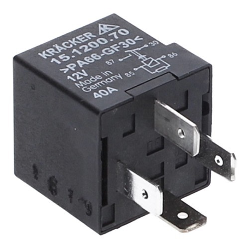     
                
                
    Relais 4 broches 12V / 40Amp - UA15472
